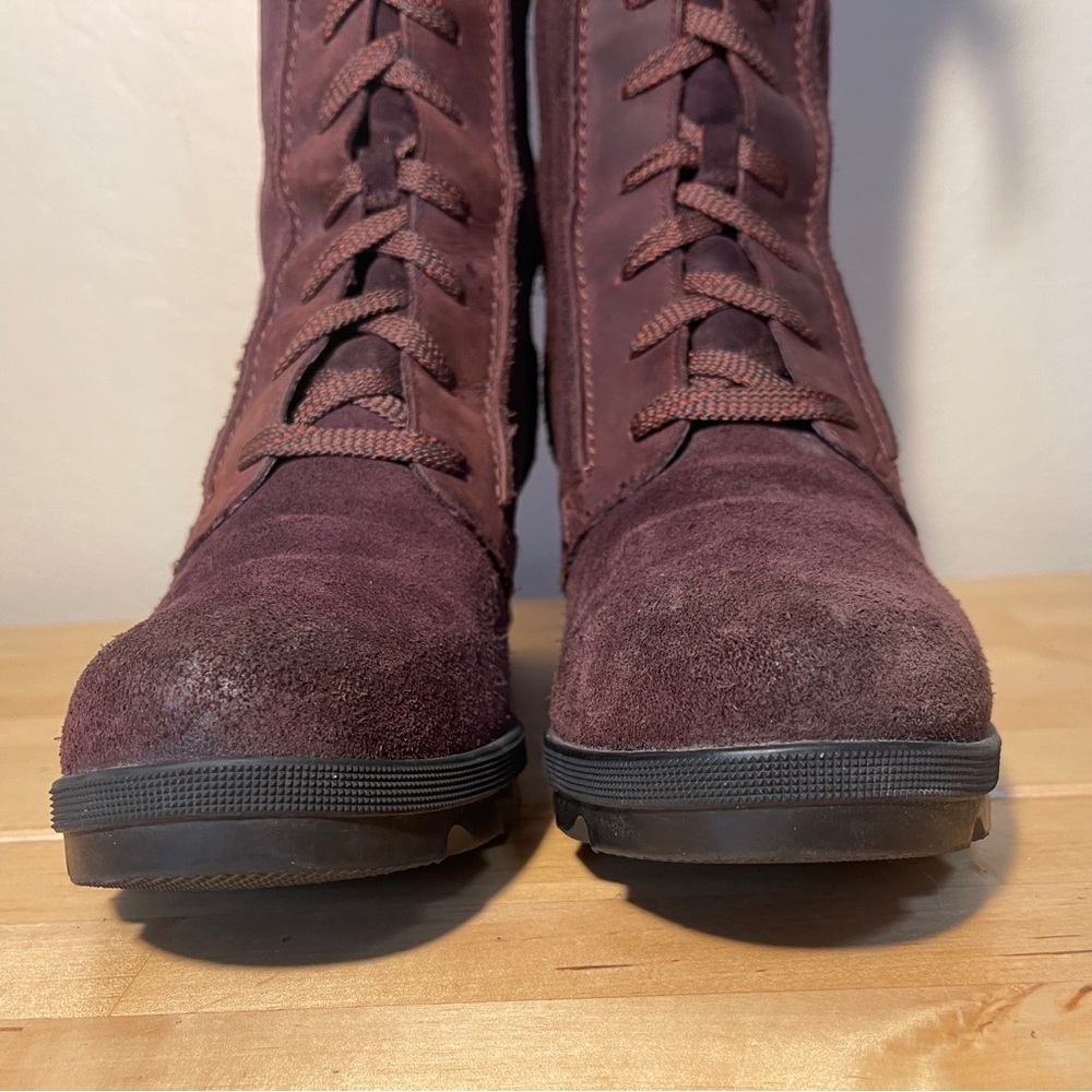 Sorel, the Joan Wedge II Tall Waterproof Leather Boots - Picture 4 of 15